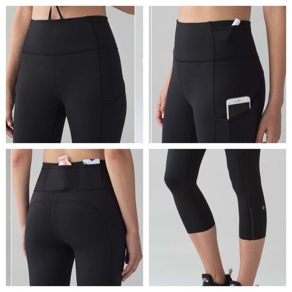LULULEMON FAST & FREE CROP II NULUX 19” - Picture 8 of 8